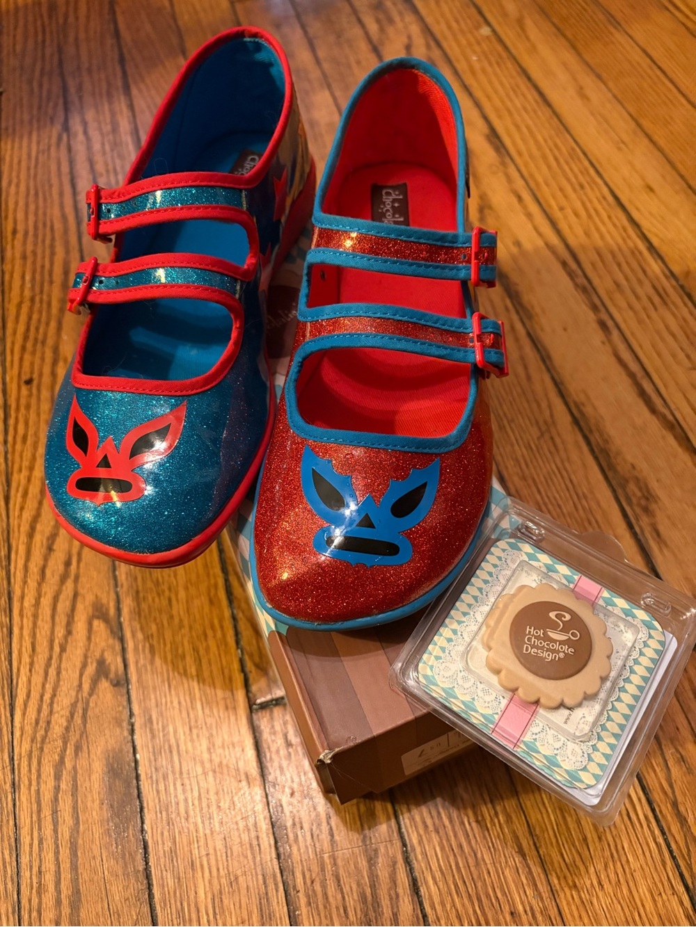 Hot Chocolate Design HCD37 Luchador mary janes flats